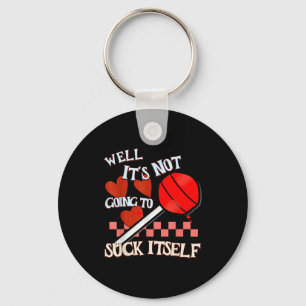 Funny Valentine Lollip Cheeky Rude Adult Humor Can Key Ring
