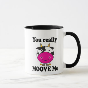 Funny Valentine Moove Me Cow Gift Mug