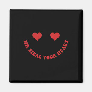 Funny Valentine Mr. Steal Your Heart Kids Boys 2 S Magnet