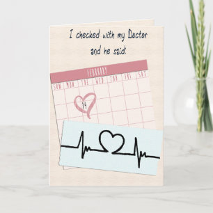 Funny Valentine My Doctor Said... Holiday Card