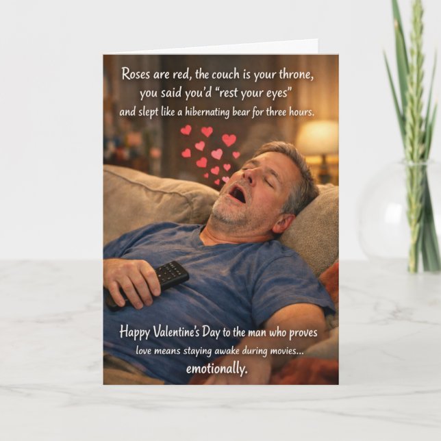 Funny Valentine’s Cards for Dads (Front)