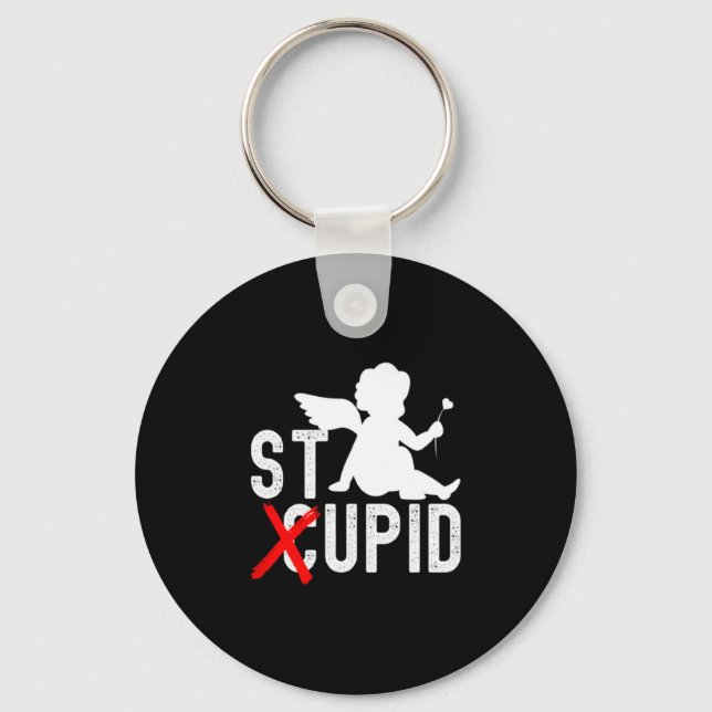 Funny Valentine S Day Cud Is Stud Premium  Key Ring (Front)
