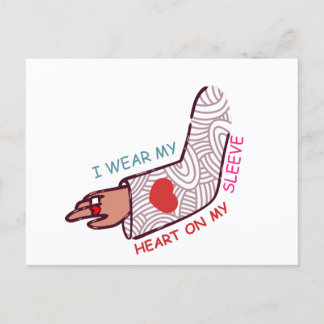 Funny Valentine’s Day Love Pun Lovecore Aesthetic Postcard