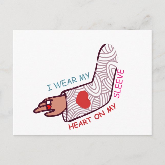 Funny Valentine’s Day Love Pun Lovecore Aesthetic  Postcard (Front)