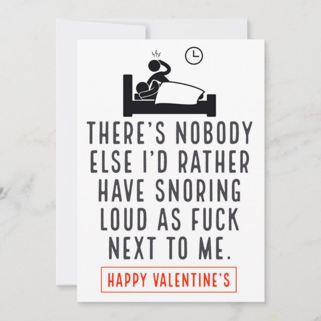 Funny Valentines Card  (Front)