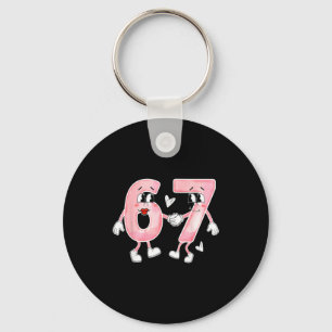 Funny Valentine's Day 6 7 Six Seven Meme Valentine Key Ring