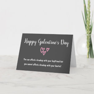 funny valentine's day best friend cute holiday card