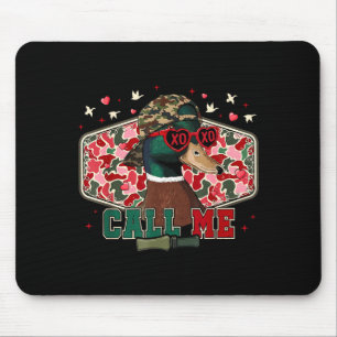 Funny Valentines Day Boy Duck Hunting Call Me Todd Mouse Mat