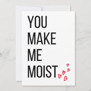 Funny Valentines day card for him