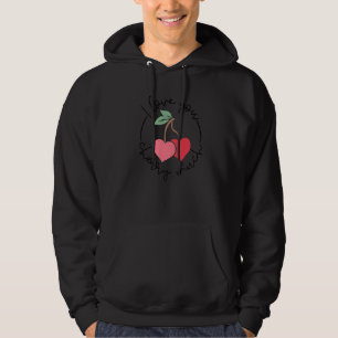 Funny Valentines Day Cherries I Like You Cherry Mu Hoodie