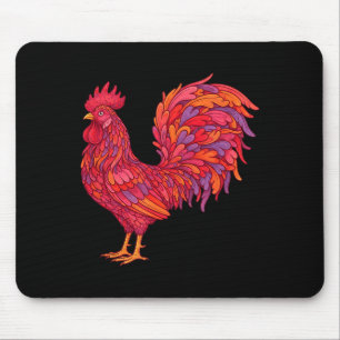 Funny Valentines Day Chicken Heart Chickens Mom Co Mouse Mat