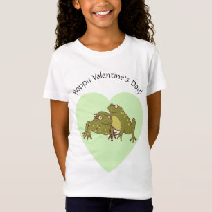 Funny Valentines Day Cute Frogs In Love T-Shirt