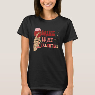 Funny Valentines Day Graphic Shirt Groovy Heart Wi