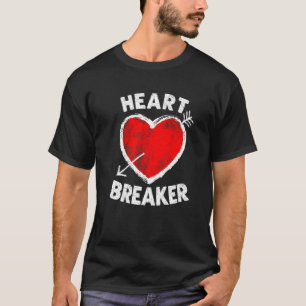 Funny Valentine's Day Heart Breaker Women Men Prem T-Shirt