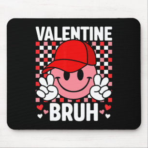 Funny Valentine's Day Heart Kids Boys Girls Valent Mouse Mat