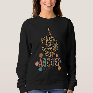 Funny Valentines Day Hearts Abcde Fu Sweatshirt