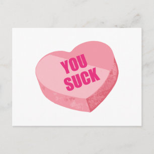 Funny Valentines Day Holiday Postcard