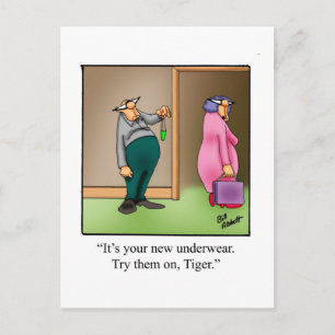 Funny Valentine's Day Humour Postcard