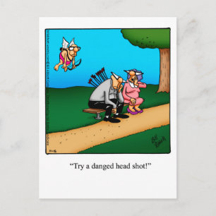 Funny Valentine's Day Humour Postcard