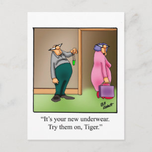 Funny Valentine's Day Humour Postcard