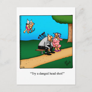 Funny Valentine's Day Humour Postcard
