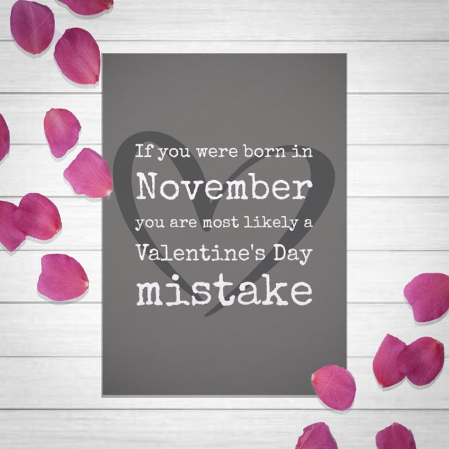 Funny Valentine's Day Mistake Holiday Card (Creator Uploaded)