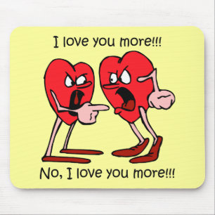 Funny Valentine's Day Mouse Mat