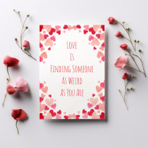 Funny Valentine's Day Personalised Hearts