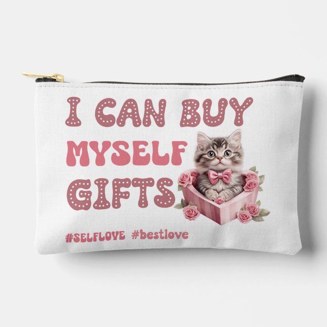 Funny Valentine's day Self love Accessory Pouch (Front)