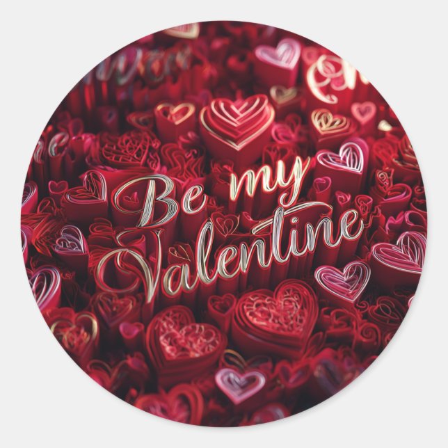 Funny Valentine's Day Sticker Pack – Cute Gift  (Front)