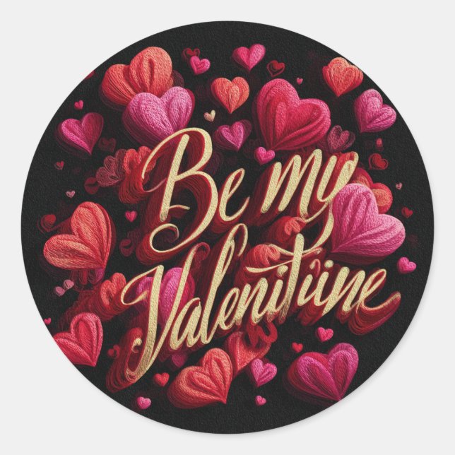 Funny Valentine's Day Sticker Pack – Cute Gift  (Front)