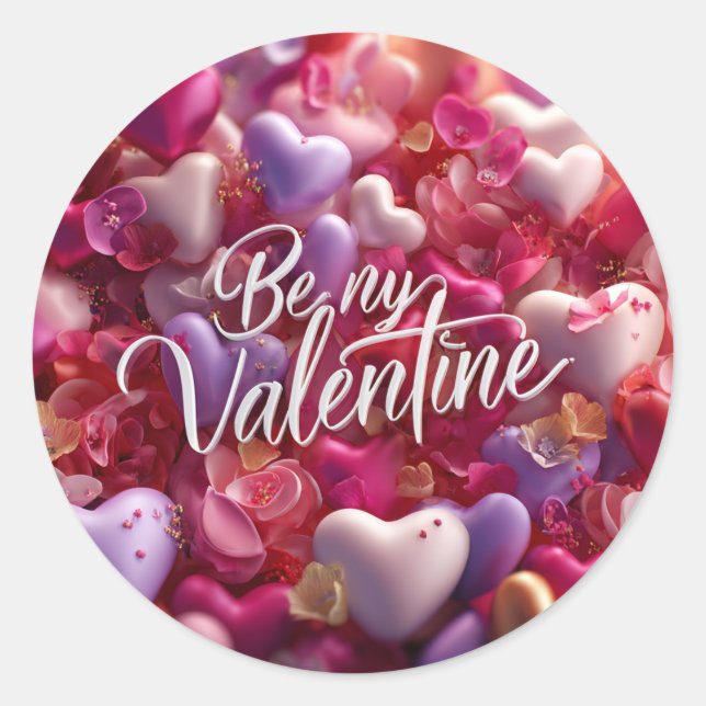 Funny Valentine's Day Sticker Pack – Cute Gift  (Front)