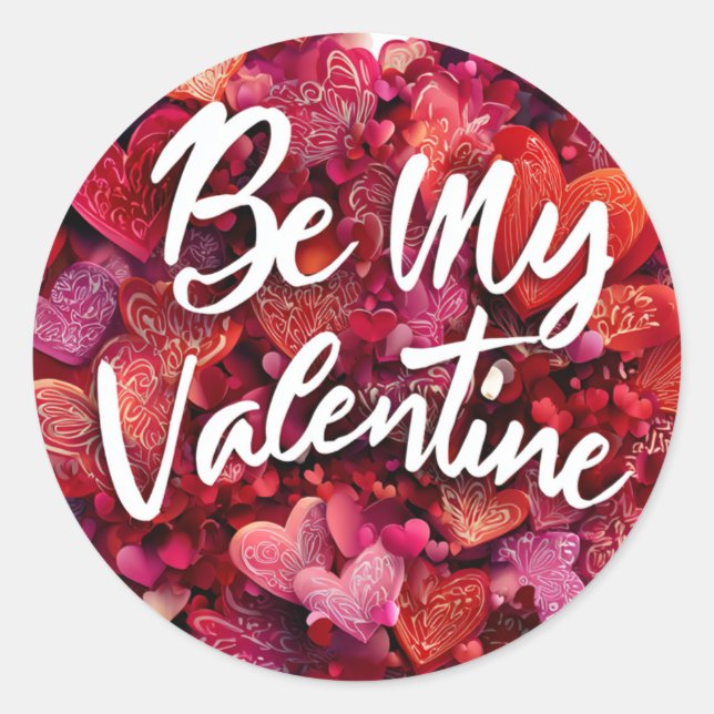 Funny Valentine's Day Sticker Pack – Cute Gift  (Front)