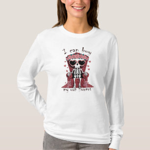 Funny Valentine's Skeleton T-Shirt