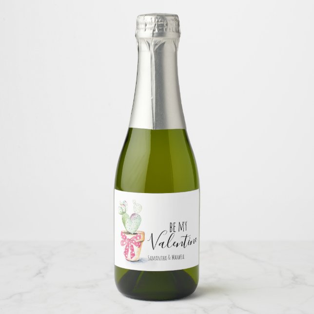 Funny Valentines Sparkling Wine Label (Front)