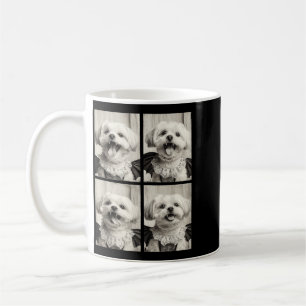 Funny Vampire Maltese Y Cute Dog Halloween Costume Coffee Mug