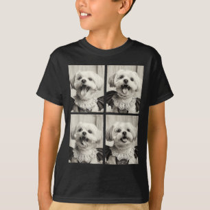 Funny Vampire Maltese Y Cute Dog Halloween Costume T-Shirt