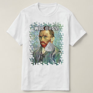 Funny Van Gogh Self Portrait With Hanging Mask T-Shirt