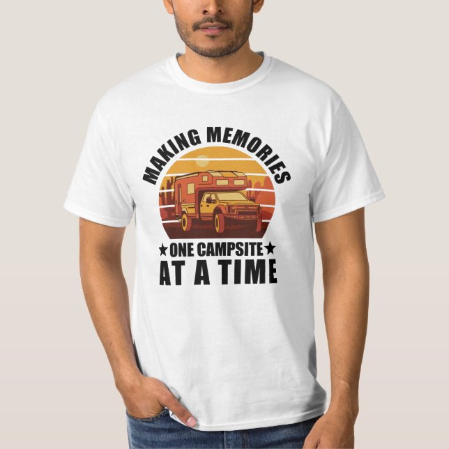 Funny Van Road Trip Camper Gift T-Shirt (Front)