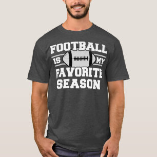 Funny Varsity Sports Football Is My Favourite Seas T-Shirt