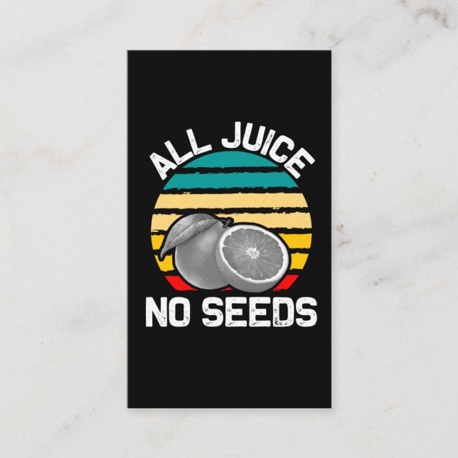 Funny Vasectomy Surgery Saying Adult Humour Business Card (Front)