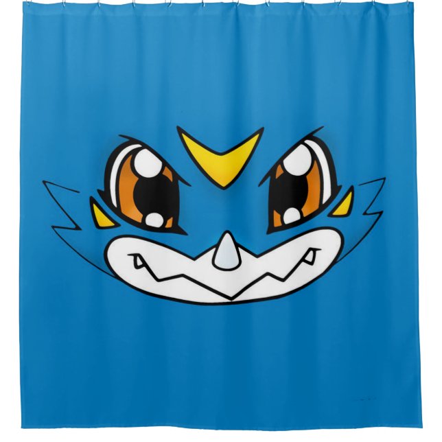 Funny Veemon Gift For Kid | Gift For Family Shower Curtain (Front)