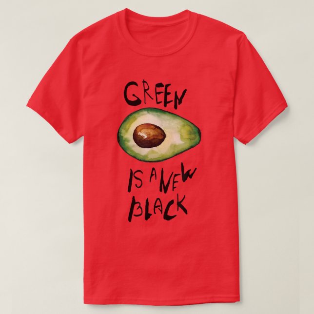 Funny Vegan Avocado Guac Vegetarians Guacamole Lov T-Shirt (Design Front)