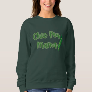 Funny Vegan Chic Pea Mama Women’s Sweatshirt
