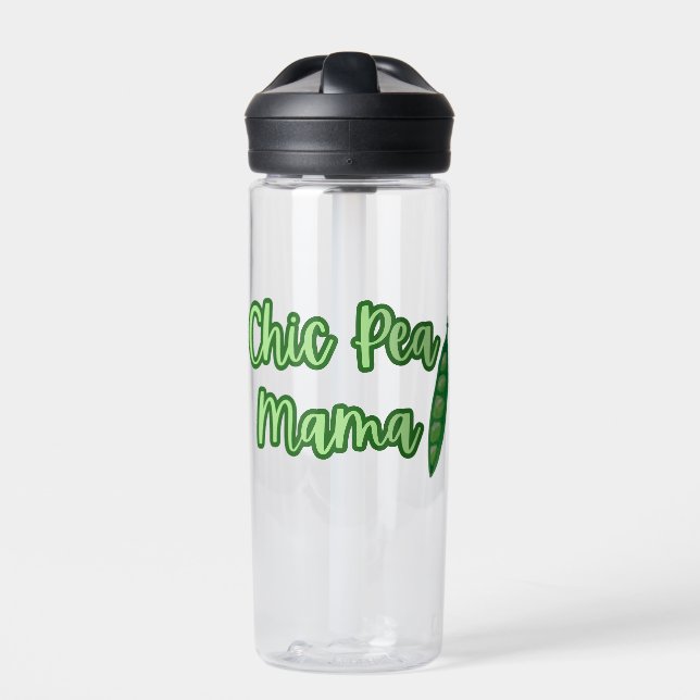 Funny Vegan Chic Pea Mama Women’s  Water Bottle (Front)