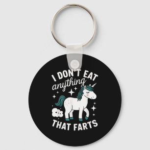 Funny Vegan I Don't Eat Anything That Farts Vegeta Key Ring