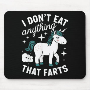 Funny Vegan I Don't Eat Anything That Farts Vegeta Mouse Mat