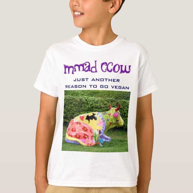 funny vegan kids shirt (Front)