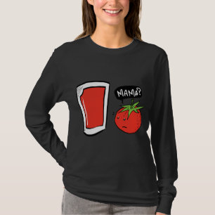 Funny Vegan Tomato Juice And Salad T-Shirt