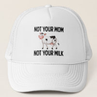 Funny Vegan, Vegetarian Cow / Milk Quote